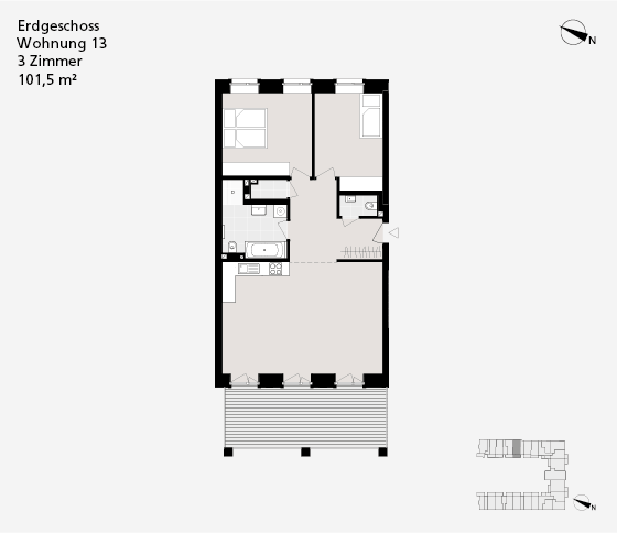 Erdgeschoss Wohnung 13