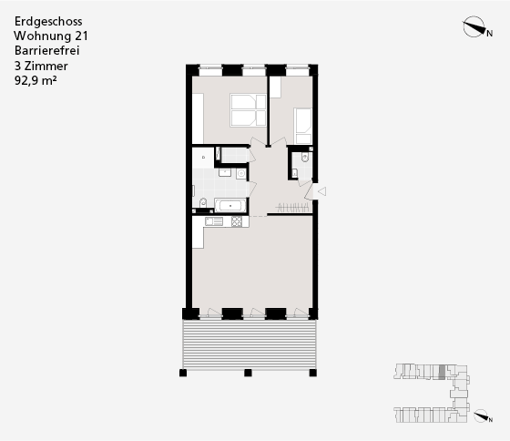 Erdgeschoss Wohnung 21