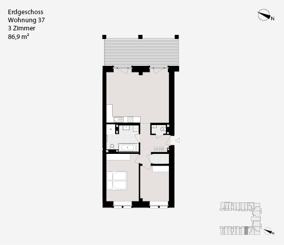 Erdgeschoss Wohnung 37