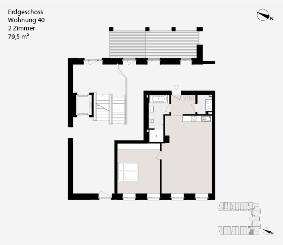Erdgeschoss Wohnung 40