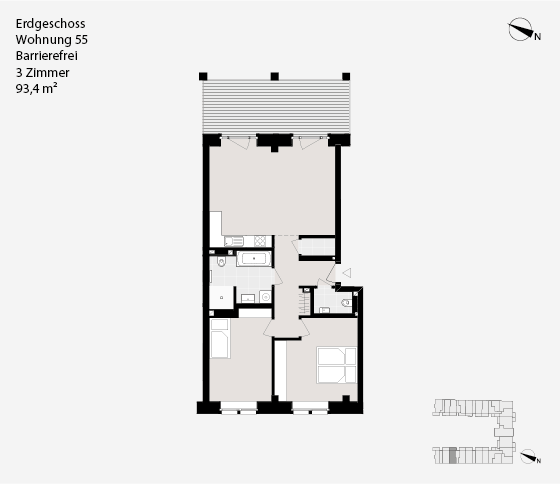 Erdgeschoss Wohnung 55