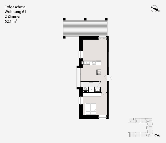 Erdgeschoss Wohnung 61