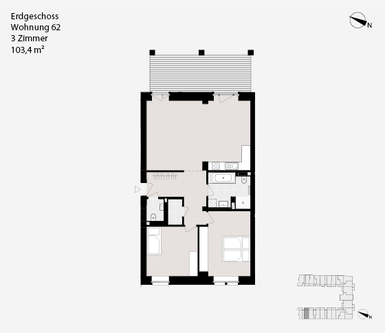 Erdgeschoss Wohnung 62