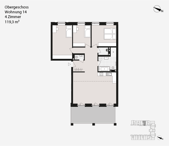 Obergeschoss Wohnung 14