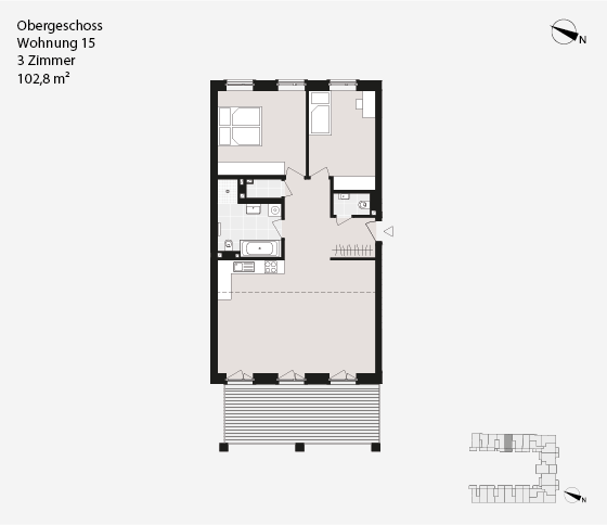 Obergeschoss Wohnung 15
