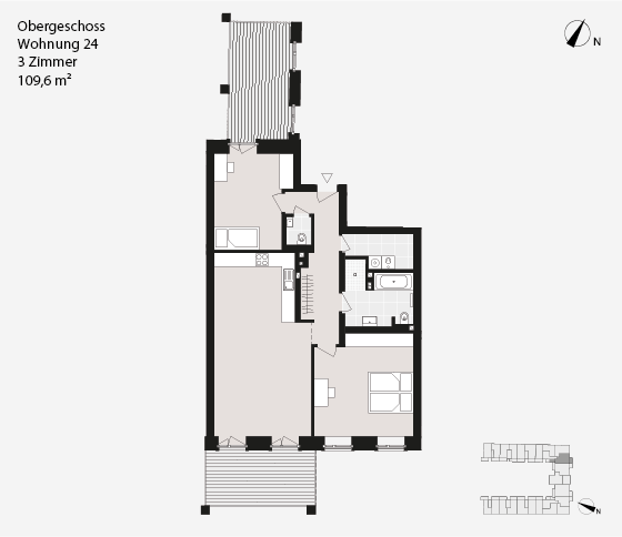 Obergeschoss Wohnung 24