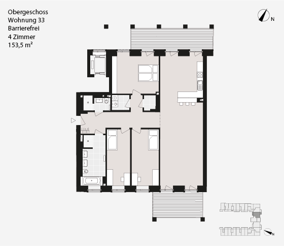 Obergeschoss Wohnung 33