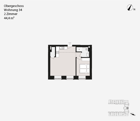 Obergeschoss Wohnung 34