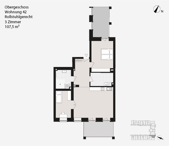 Obergeschoss Wohnung 42