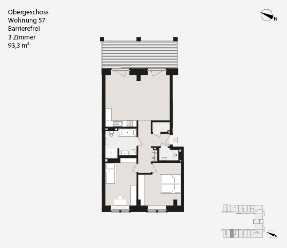 Obergeschoss Wohnung 57